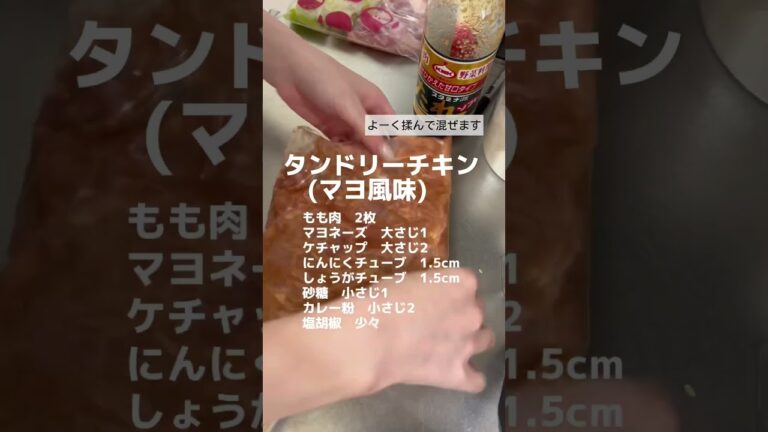 業務スーパーの鶏肉で下味冷凍5品🍖#shorts#節約#家事貯金#下味冷凍#源タレ