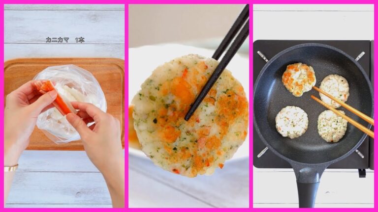 🍳はんぺんバーグの作り方。10分で❗️ヘルシー⭐️