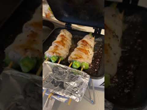 【おつまみ編】オクラの肉巻き　#宅飲み#家キャン#shorts