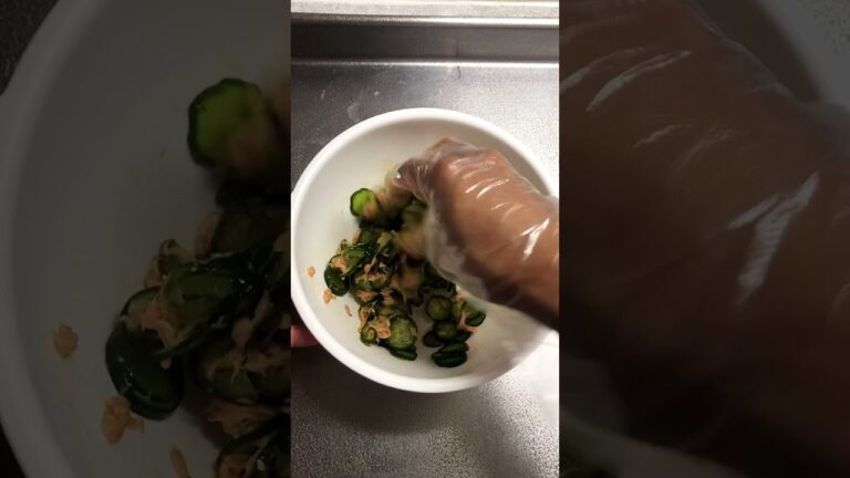 これ食って10kg痩せた。とりあえずこれ作って食っとけ。【ダイエット】中華風ツナときゅうりのやみつきサラダ