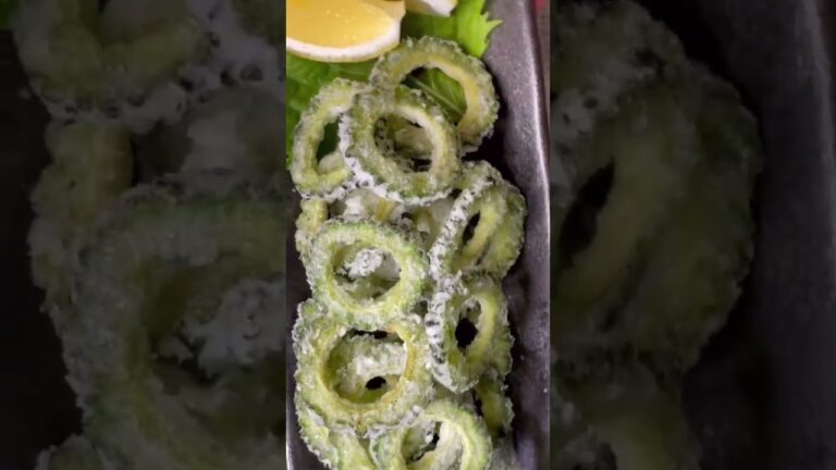 苦味がクセになるゴーヤチップス🥒お酒のおつまみにぴったり！