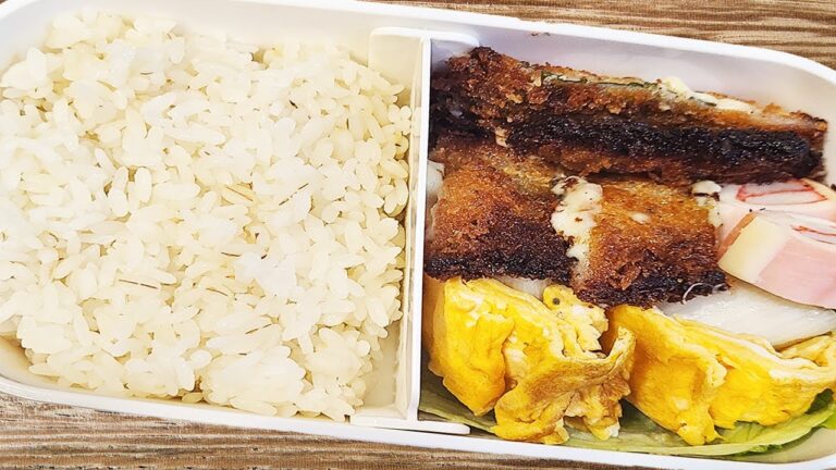 【10分簡単弁当】豚梅しそミルフィーユカツ弁当！簡単おかずですぐに作れてめっちゃ旨いレシピ！忙しい朝にオススメ、社会人男性主夫が作るわが家で大人気なメニュー紹介【bento】