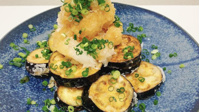 揚げ焼き茄子と大根おろし