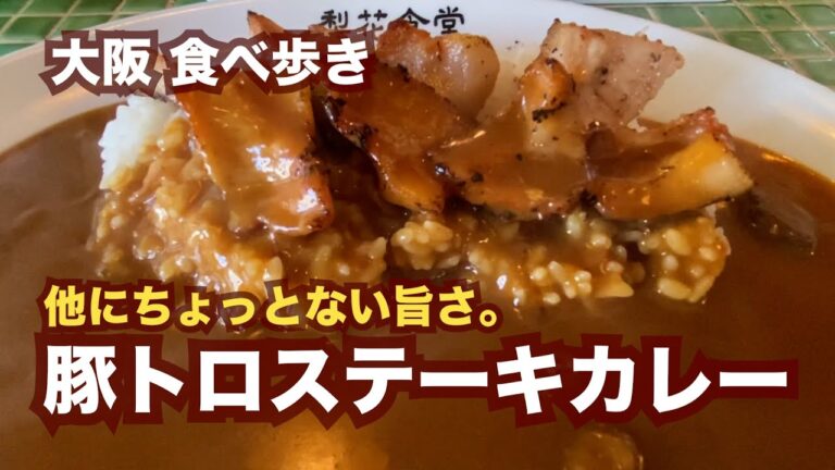 【大阪/天満】他にちょっとない旨さ！豚トロステーキカレー