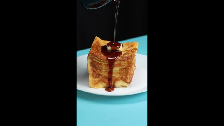 【フワッフワすぎて草】一斤フレンチトースト / French Toast, Super Thick and Fluffy !