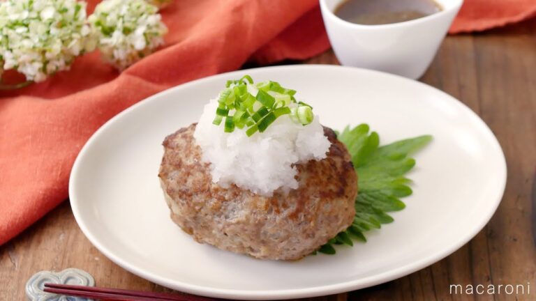 【和風おろしハンバーグ】さっぱりとした味わい！定番の味♪｜macaroni（マカロニ）