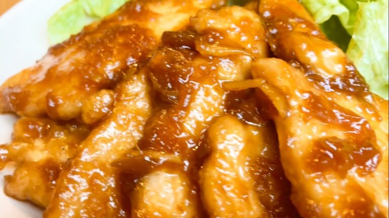 鶏胸肉でこってり生姜焼き/ダブル生姜で風味豊か【鶏むね肉レシピ】【節約レシピ】