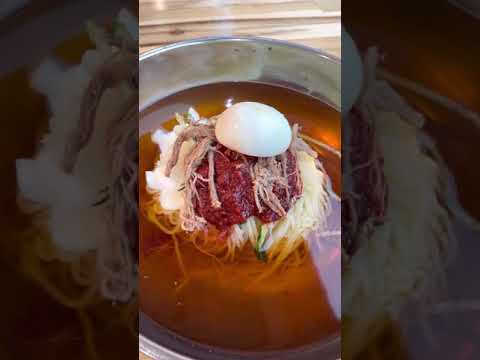 [韓国料理]暑い日には冷麺よりミル麺❗️麺がもっと柔らかい🍜