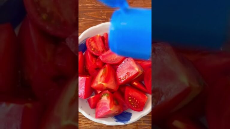 冷やしトマト🍅　#時短飯