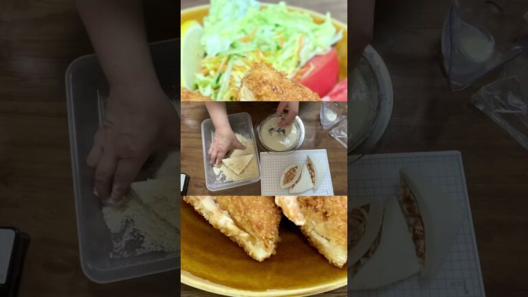 簡単！学校給食メニュー／はんぺんのはさみ揚げ／ツナ／玉ねぎレシピ