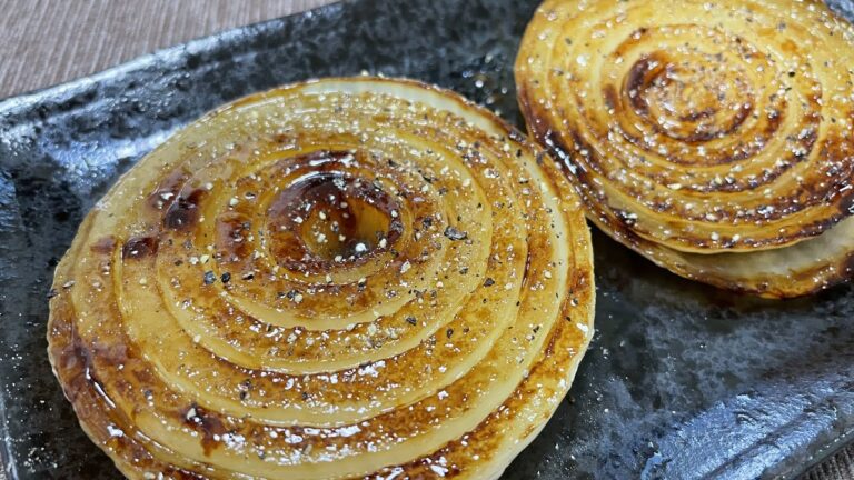 新玉ねぎのにんにくバター醤油ステーキの作り方【おつまみ】【簡単男飯】