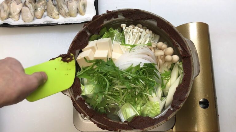 【カキの土手鍋作り方】牡蠣の味噌鍋の作り方