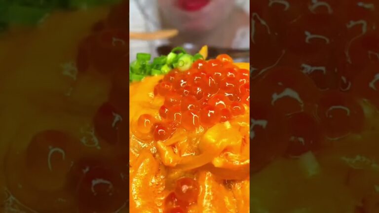 【咀嚼音】ウニといくらのクリームパスタを食べる音🍝#eatingsounds #モッパン #食べる音 #mukbang #咀嚼音 #asmr #shorts #クリームパスタ