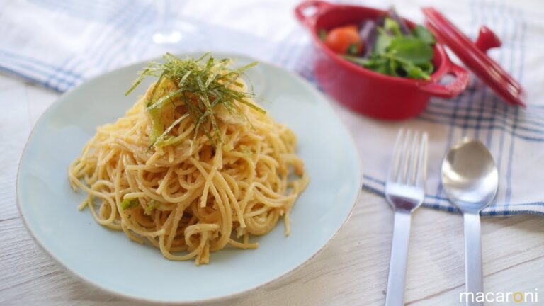 昆布とバターでコクまし！ フライパン ひとつで やみつき 明太子 パスタ のレシピ 作り方