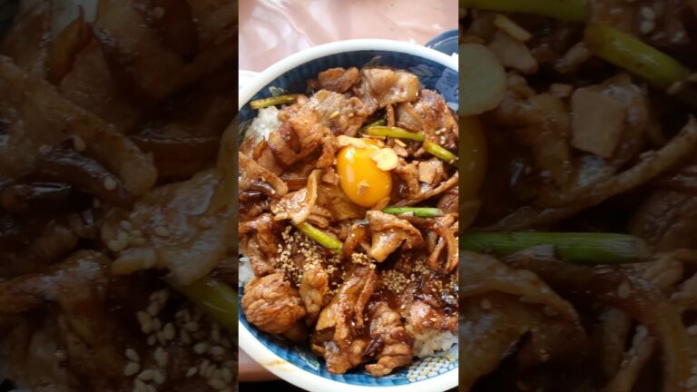 No.005森樹のスタミナ丼 #shorts  #大盛り #グルメ