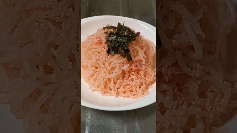 こんにゃく明太子炒め　#shorts #料理 #こんにゃくレシピ