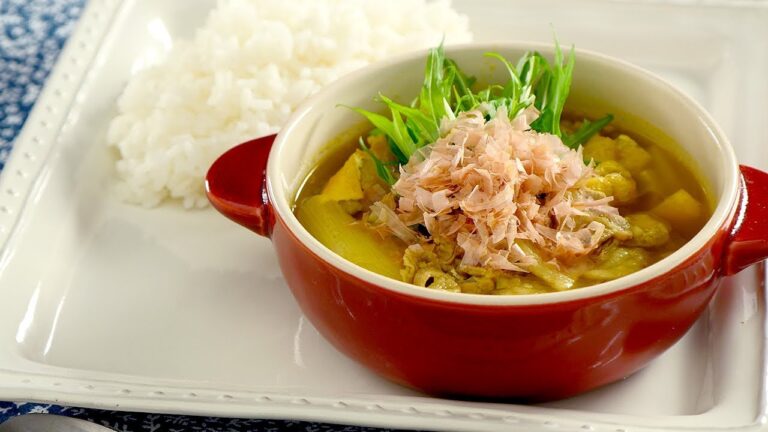 豚肉の和風スープカレー