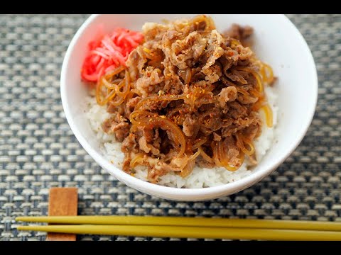 30分クッキング『しらたきが美味しい"基本の牛丼"』