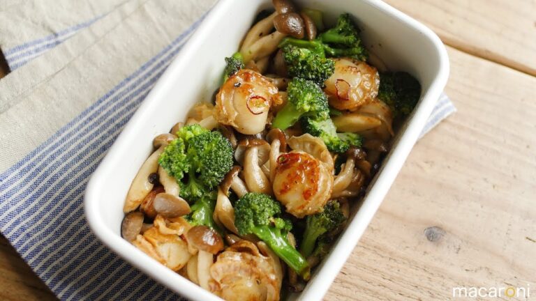 【作り置き】おうちバル風！ホタテときのこのアヒージョ風炒め のレシピ 作り方