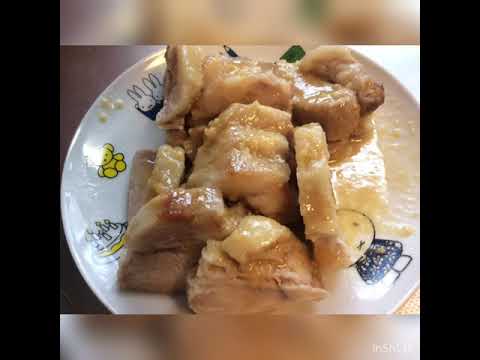 レンジで作る。にんにくみそチャーシュー