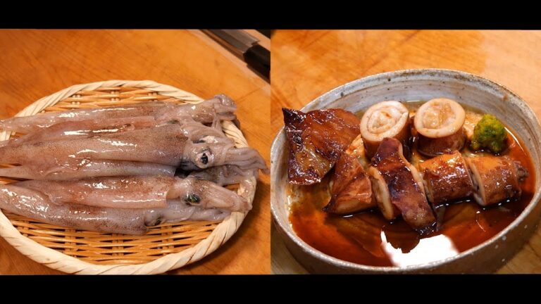 【酒の肴に】子持ちヤリイカ捌き方・煮付けの作り方