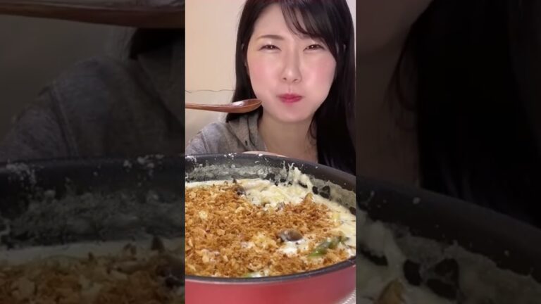 パスタグラタンASMR #asmr #eatingshow #eatingsounds #mukbang #notalking