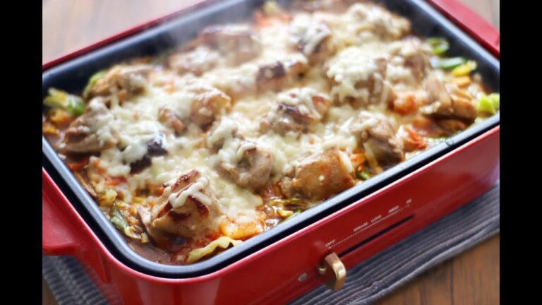 30分クッキング『もりもり野菜のキムチーズ焼き』