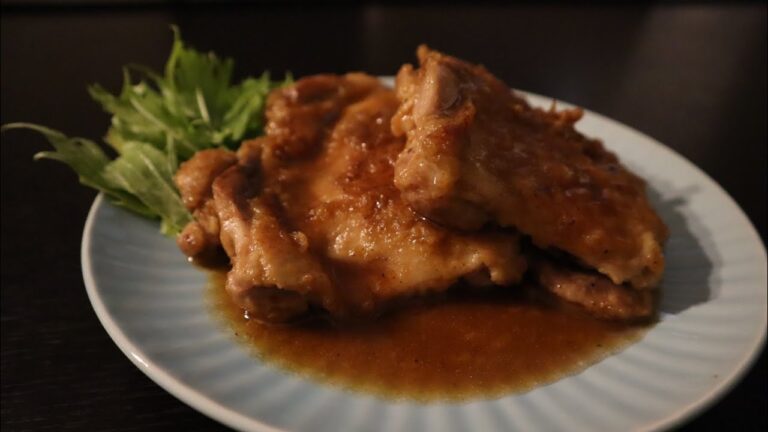 【簡単レシピ】鶏モモ肉のポン酢ソテー