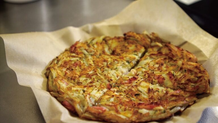 【和えて焼くだけ】新じゃがと大葉のオムガレット/ How to make "Galette with potatoes and Japanese basil"【じゃがいもレシピ】