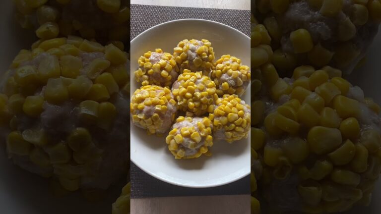 【ご飯にもお弁当にも最高😍👍レンジで簡単❣コーンしゅうまい】#Shorts #ひめりんご