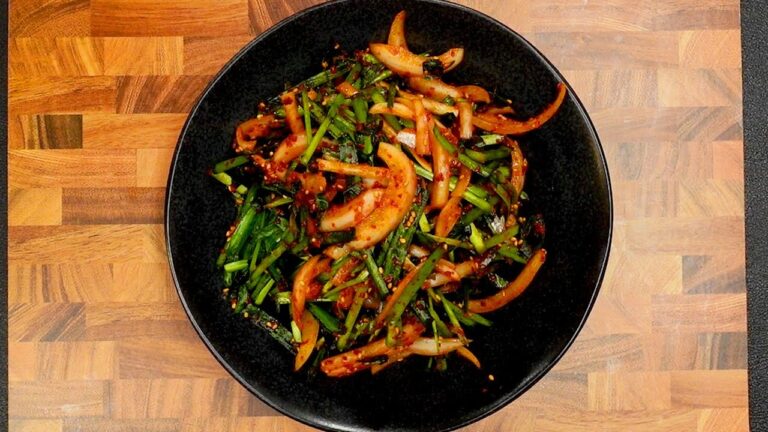 ニラで簡単に作るニラキムチを作ってみた！