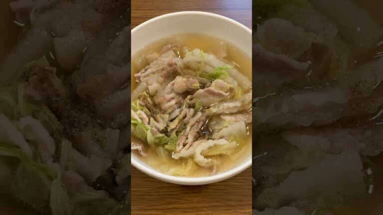 豚バラと白菜のミルフィーユを作ってみました #cooking #food