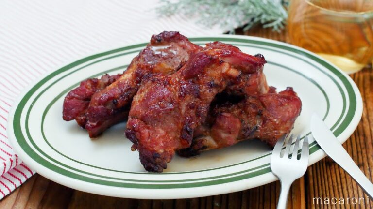 【スペアリブのオーブン焼き】焼肉のたれで簡単！漬け込んで焼くだけ♪｜macaroni（マカロニ）