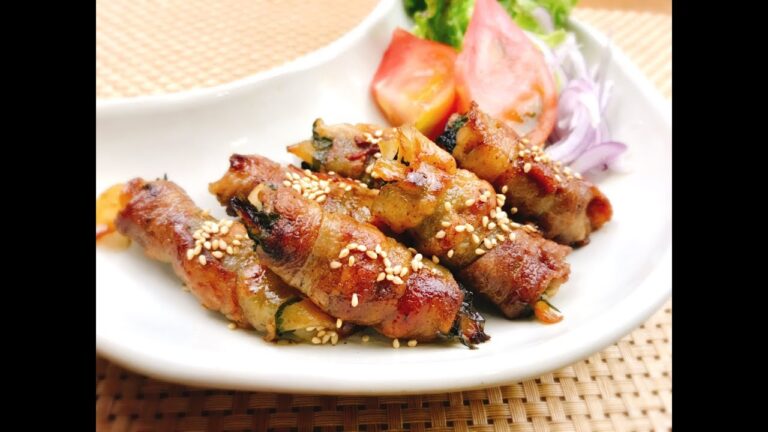 玉ねぎの肉巻き（ポン酢で♪）