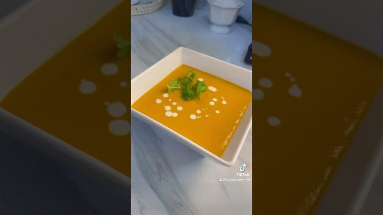 Crema de Auyama  estilo dominicano