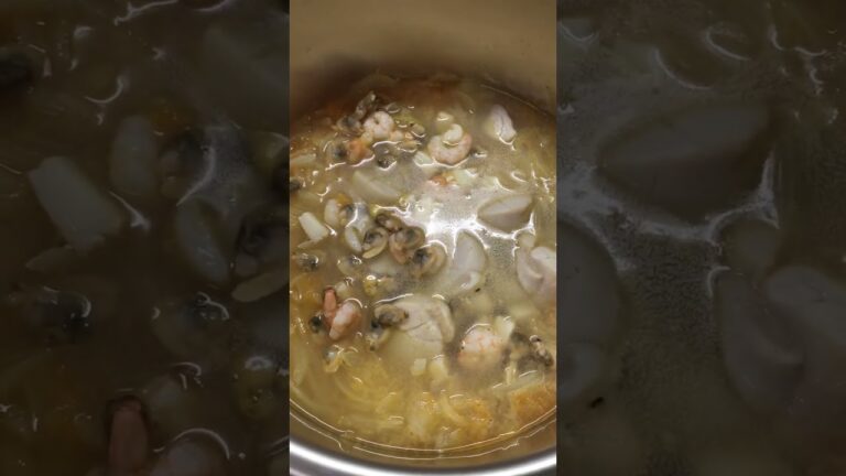 シーフードカレーを作りました5　2022年8月3日
