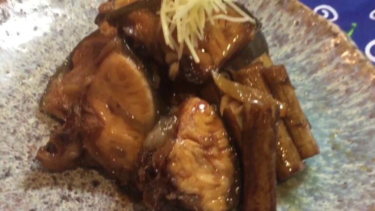 簡単でおいしいブリのあら炊きの作り方