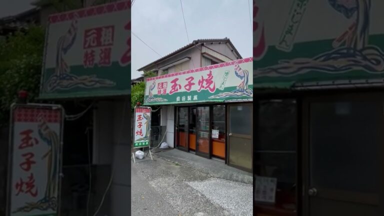 高知のお祭りではいつも行列！前田製菓の玉子焼き #shorts