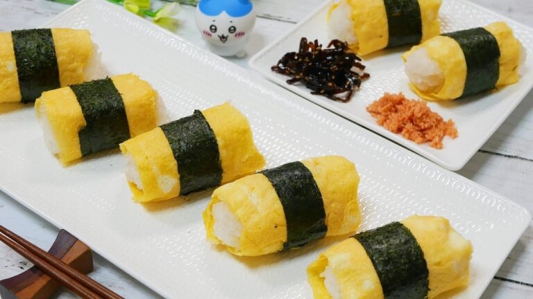 SNSで話題の卵おにぎりの作り方 How to make egg rice balls