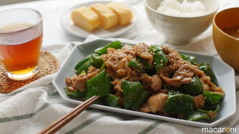 クセになる味！ピーマンと 豚肉の ごまみそ 炒め のレシピ 作り方