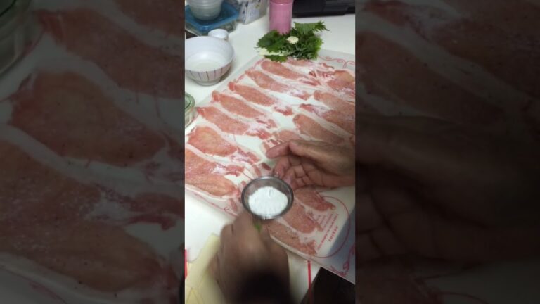 岩田徹の俺ん家の料理豚しそチーズ巻き揚げ @TORU#vlog