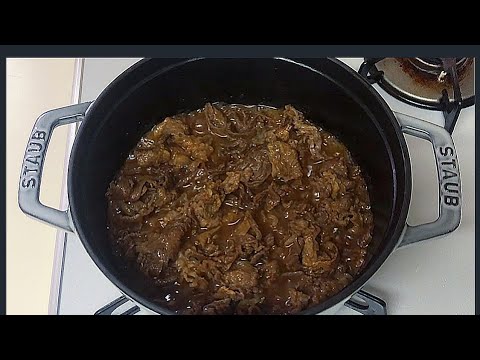 牛肉のしぐれ煮の作り方【STAUB】ラウンド18