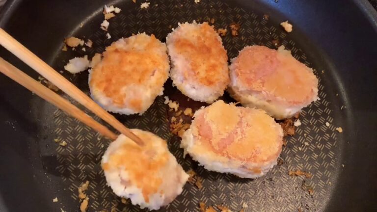 油大さじ3杯で！サクサクお魚ハンバーグチーズカツ #Japanese Bento Lunch Box