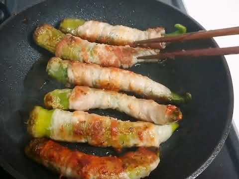 ししとうの豚バラ巻き