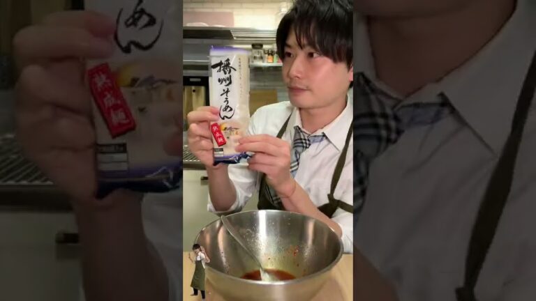 仕事終わりにそうめんアレンジしてみました🍻✨#shorts