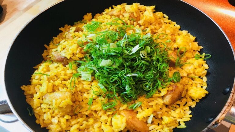 【ヘルシー カレーチャーハン】※油は一切使用しておりません。