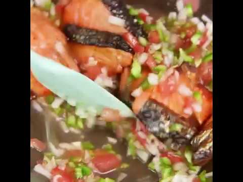 焼き鮭もマリネでしっとり 鮭のサルサソースマリネ ｜ moguna[モグナ]