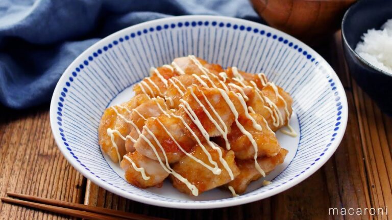 【甘酢マヨチキン】節約食材鶏むね肉で簡単おかず！お弁当おかずにも♪｜macaroni（マカロニ）