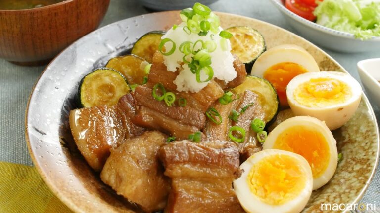 暑い夏を乗り切る！ 厚切り 豚バラと ズッキーニの ポン酢 煮 のレシピ 作り方