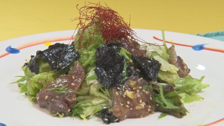 かつおの韓国風サラダ【キチキチキッチン】